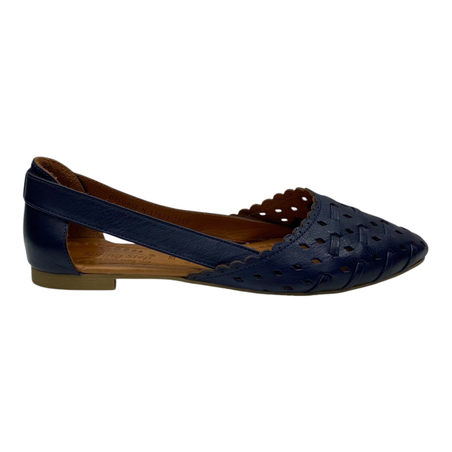 Shoes Flats By Spring Step In Navy, Size:8.5