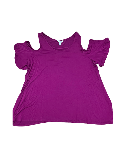 Top Ss By Boutique + In Pink, Size:1X
