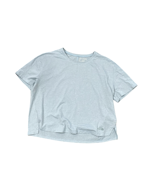 Athletic Top Ss By The North Face In Blue, Size:M