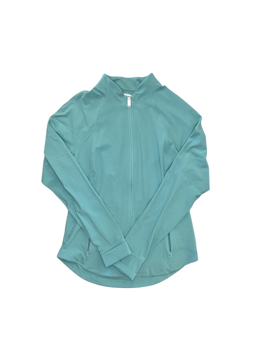 Athletic Jacket By Athleta In Teal, Size:L