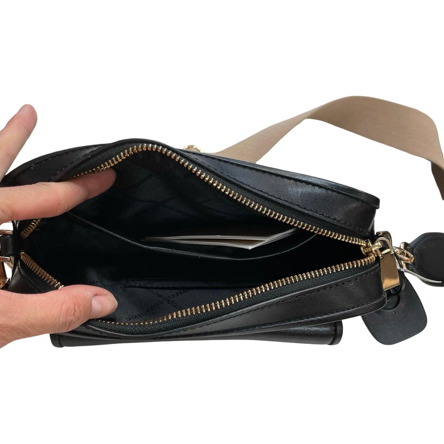 Handbag Designer By Michael Kors In Black, Size:Medium