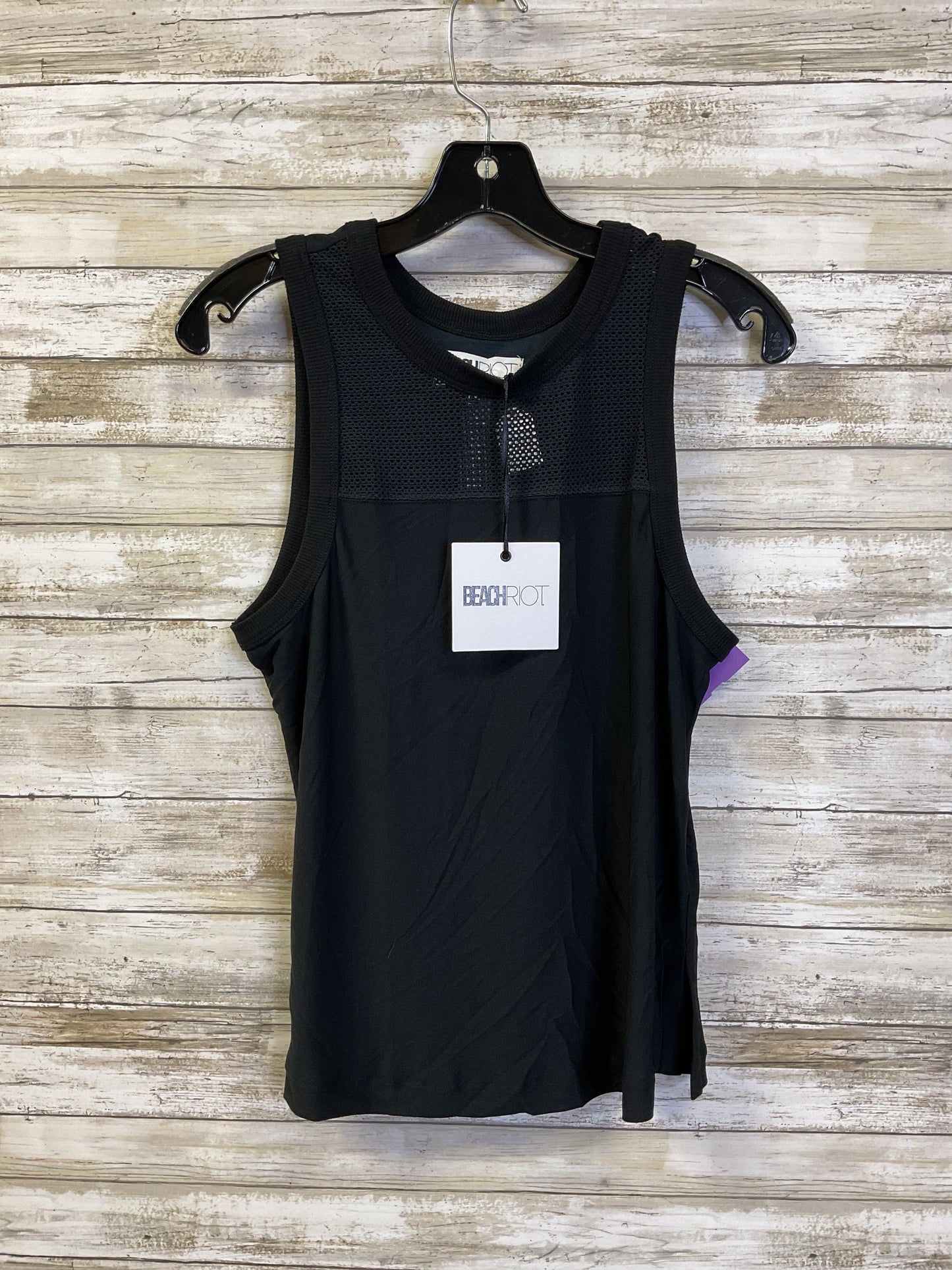 Athletic Tank Top By Beach Riot In Black, Size:S