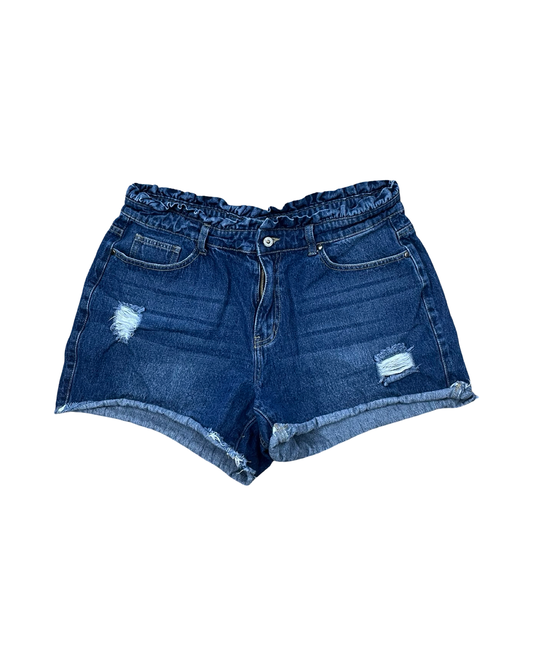 Shorts By Clothes Mentor In Blue Denim, Size:Xl