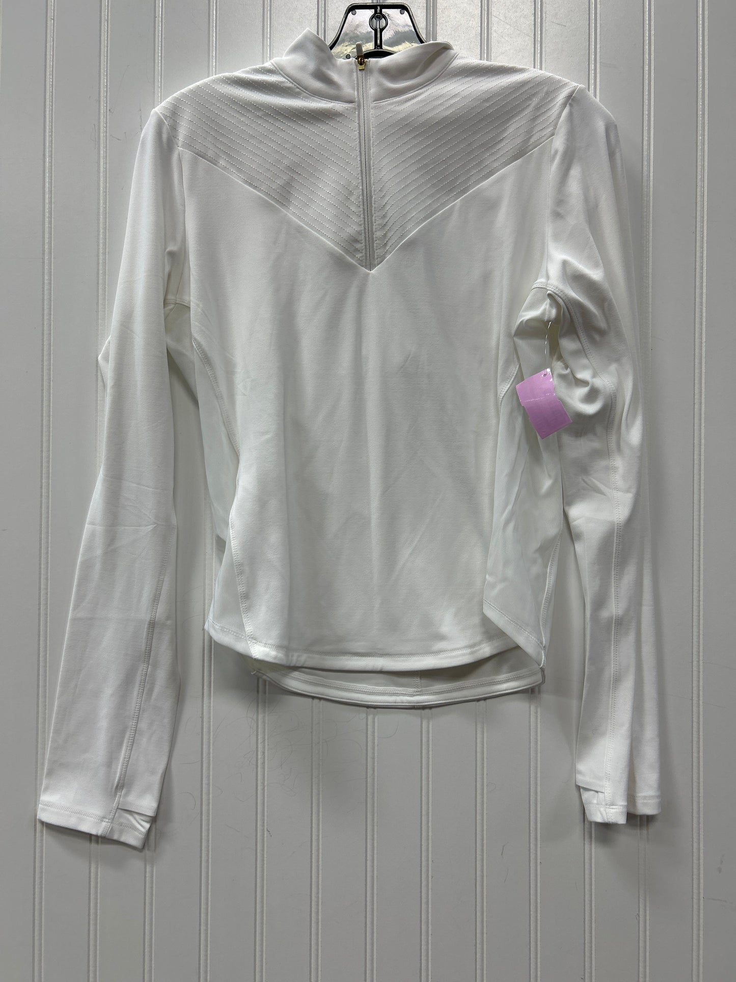 Athletic Top Ls Collar By Cmc In White, Size:L