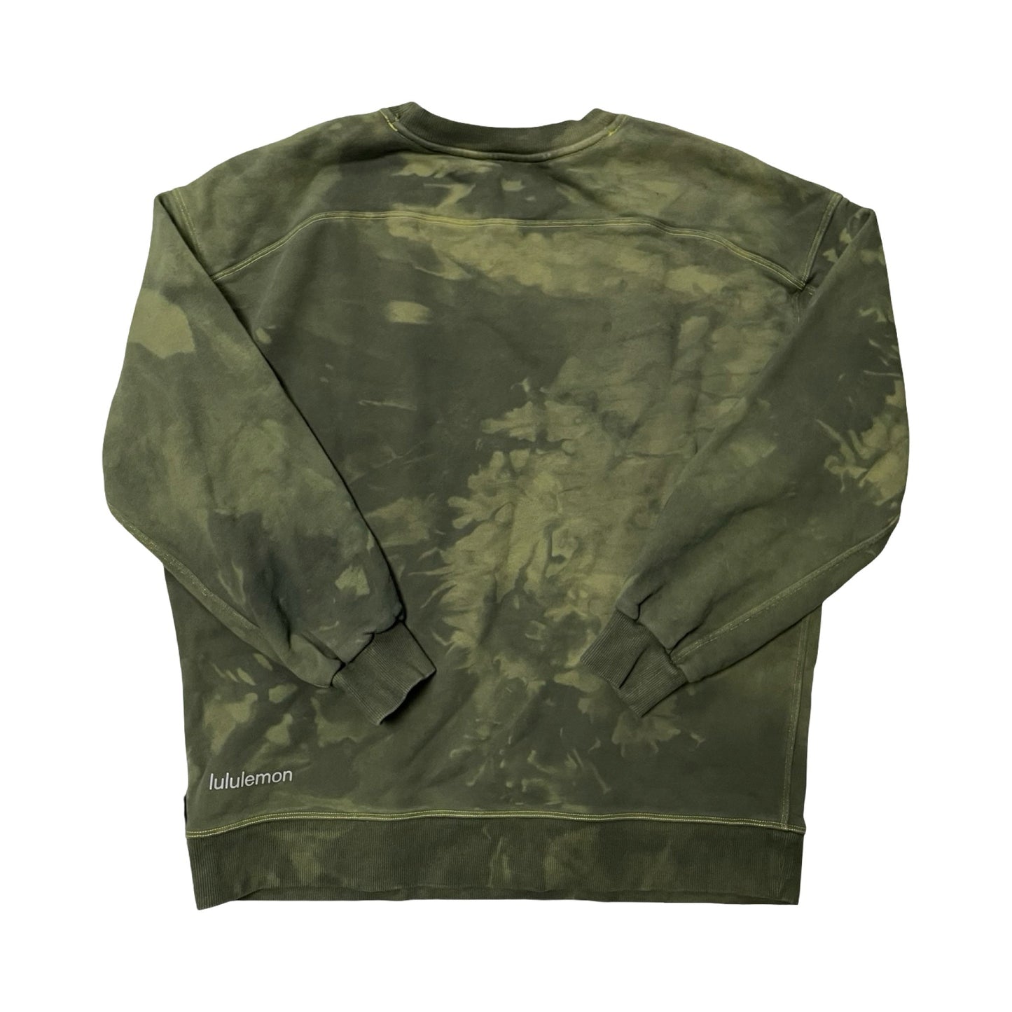 Athletic Sweatshirt Crewneck By Lululemon In Camouflage Print, Size:M
