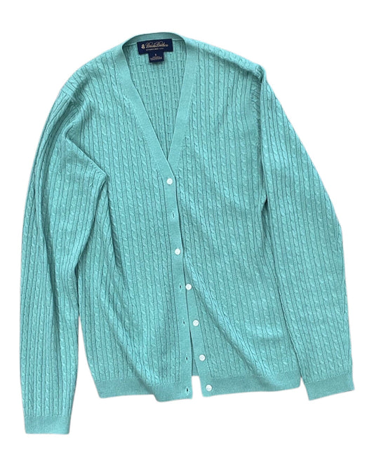 Cardigan By Bobbie Brooks In Green, Size:S