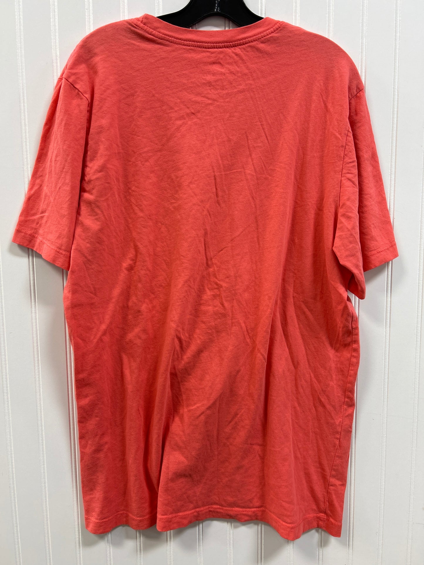 Athletic Top Ss By Nike In Pink, Size:Xl