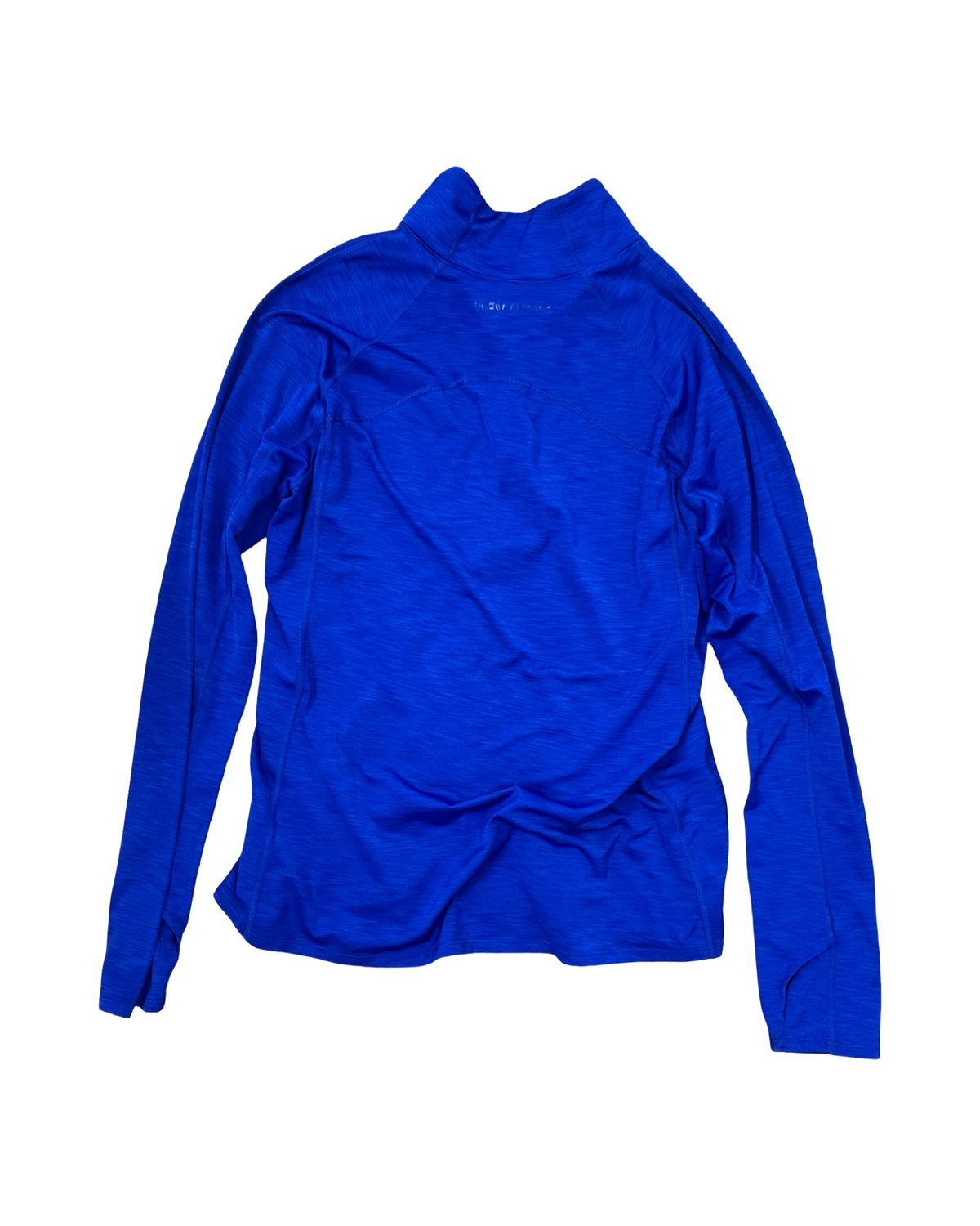 Athletic Top Ls Collar By Under Armour In Blue, Size:Xl