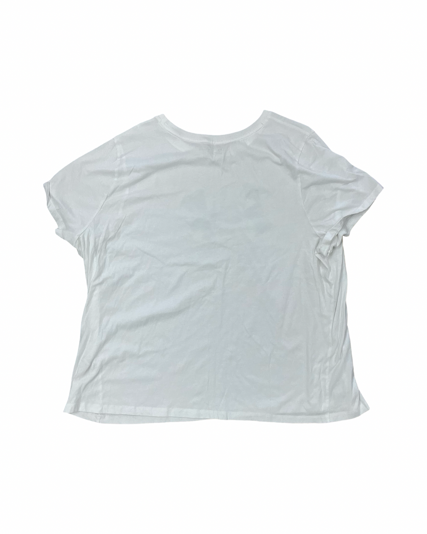 Athletic Top Ss By Under Armour In White, Size:3X