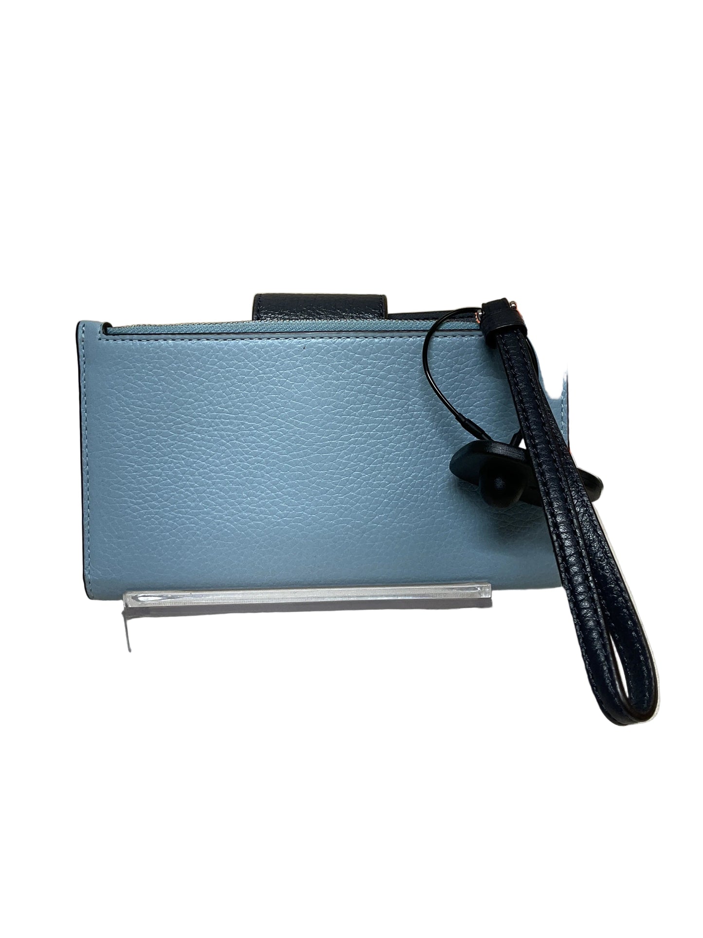 Wristlet Designer By Coach In Blue & White, Size:Large