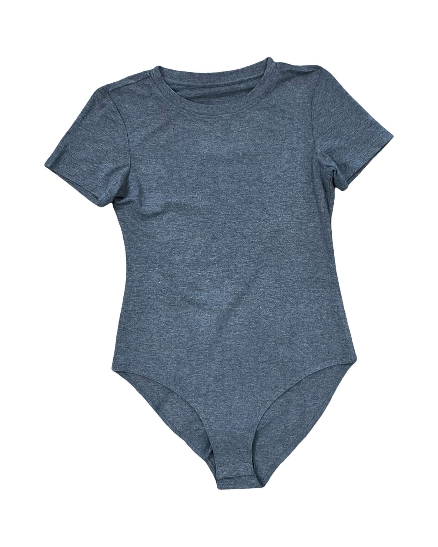 Bodysuit By Clothes Mentor In Grey, Size:M
