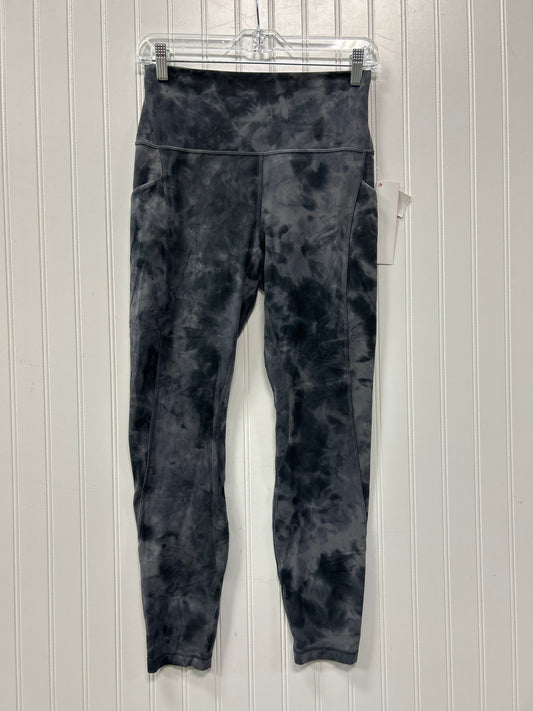 Athletic Leggings By Lululemon In Grey, Size:L