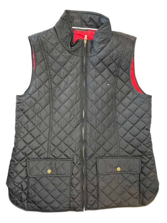 Vest Puffer & Quilted By Tommy Hilfiger In Black, Size:Xl