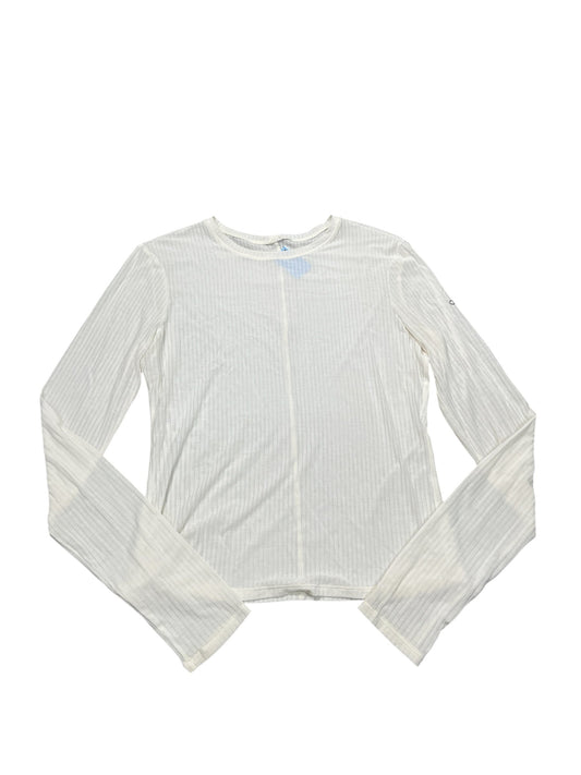 Athletic Top Ls Crewneck By Alo In White, Size:M