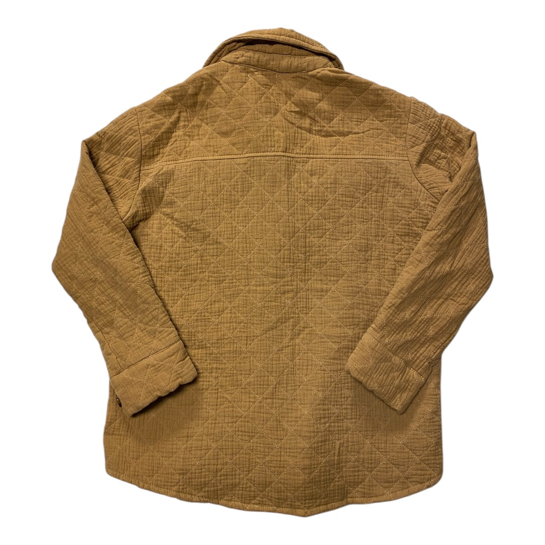 Blazer By Elan In Gold, Size:S