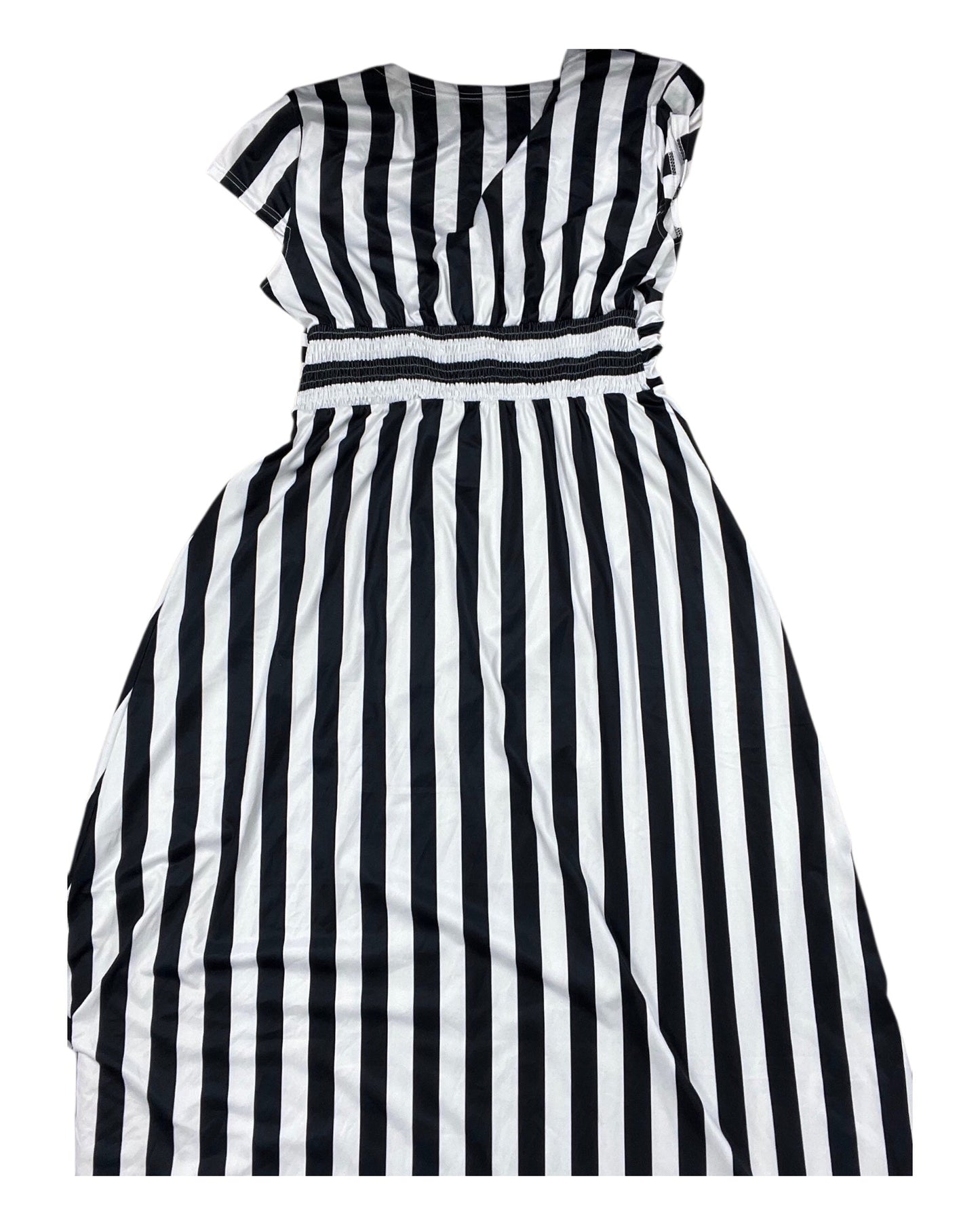 Dress Casual Maxi By Clothes Mentor In Black & White, Size:2X