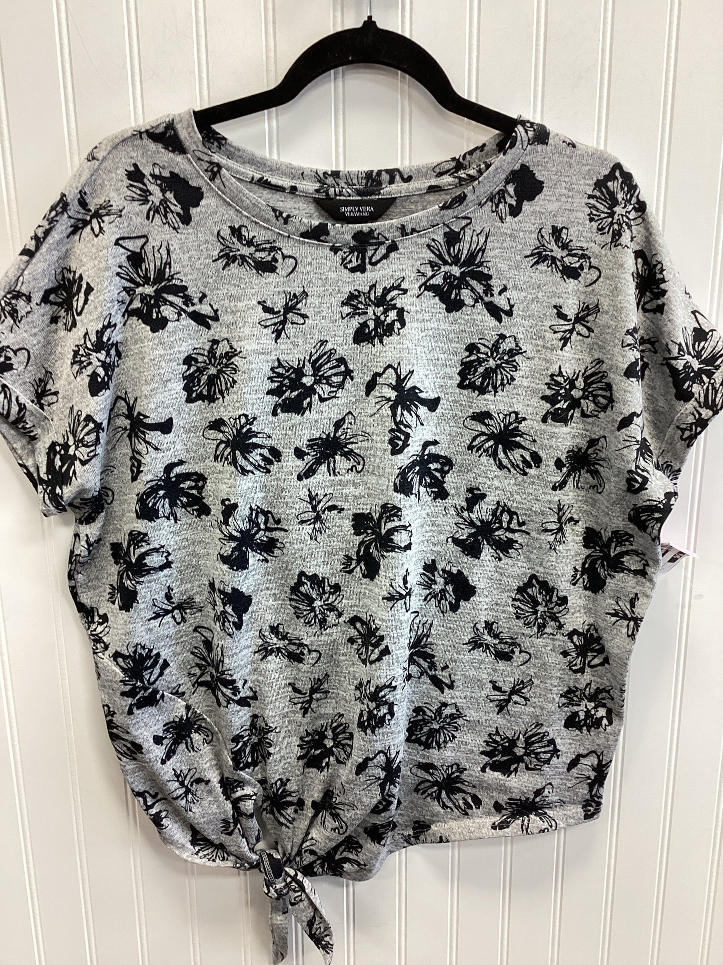 Top Ss By Simply Vera In Grey, Size:L