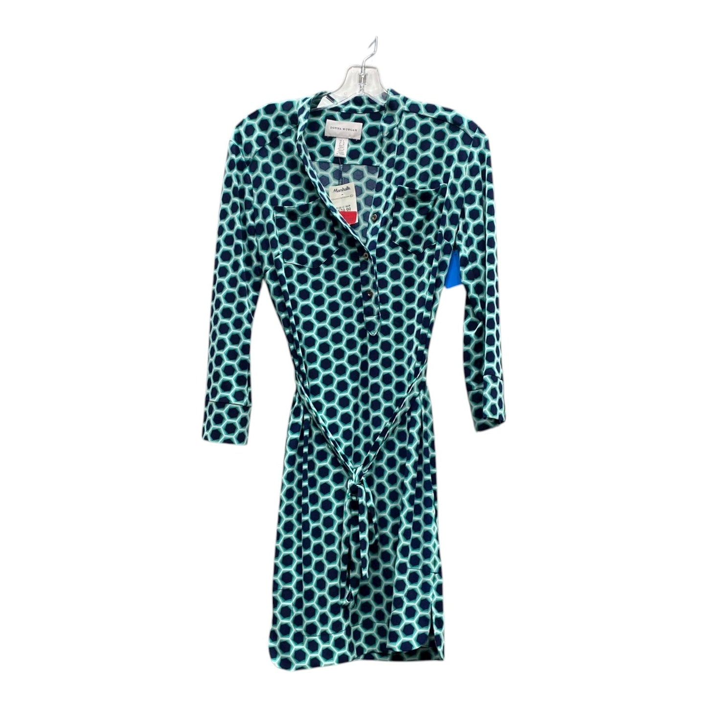 Dress Casual Midi By Donna Morgan In Green, Size:S