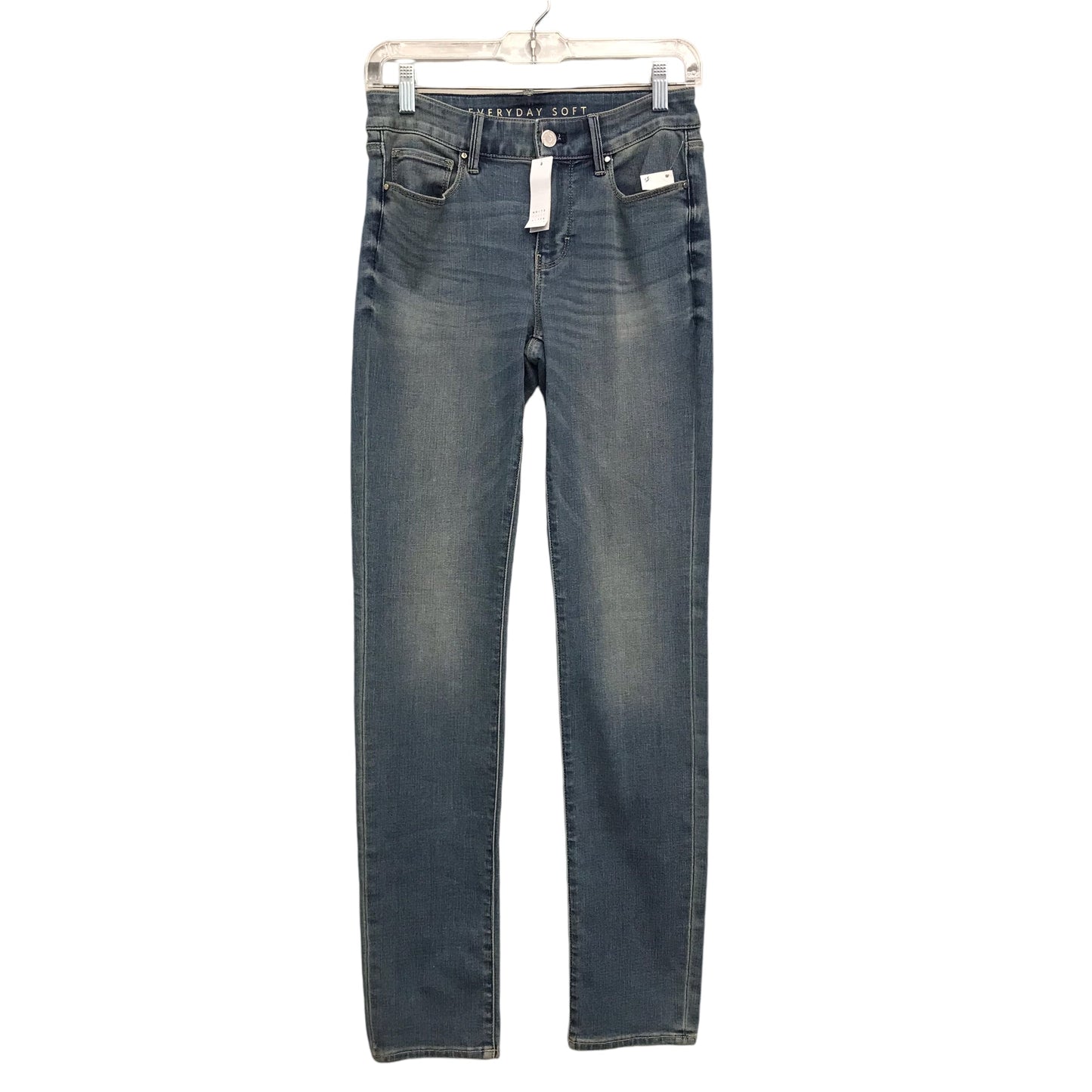 Jeans Straight By White House Black Market In Blue Denim, Size:2