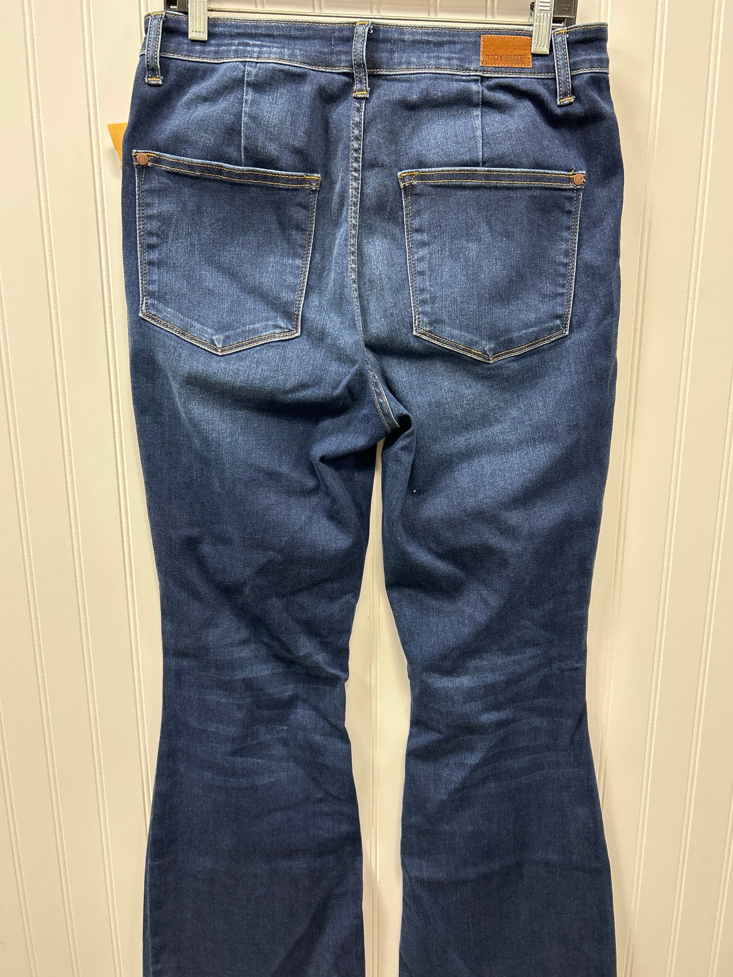 Jeans Flared By Judy Blue In Blue Denim, Size:10