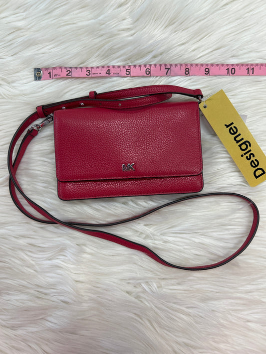 Crossbody Designer By Michael Kors In Red, Size:Small