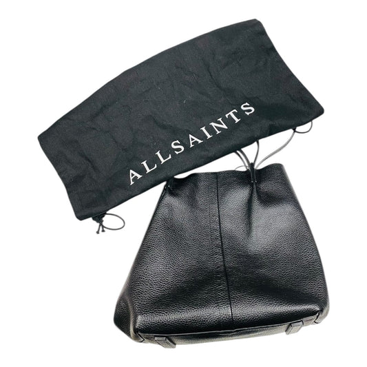 Handbag Designer By All Saints In Black, Size:Medium