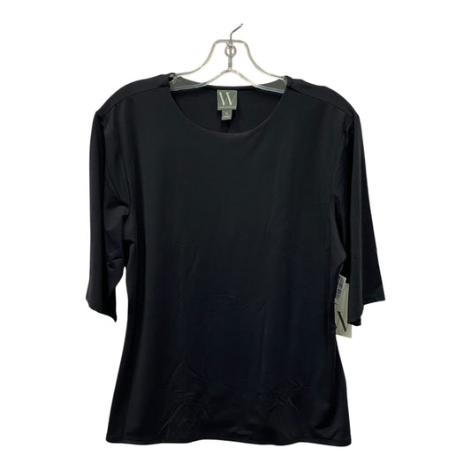 Top Ss By Worthington In Black, Size:Xl