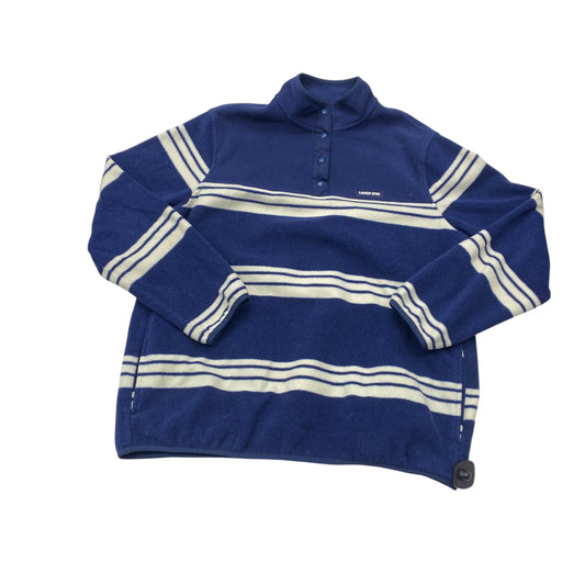 Athletic Fleece By Lands End In Blue & White, Size:Xl