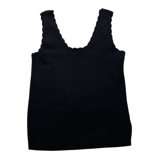 Top Sleeveless By BLAKELY In Black, Size:2X