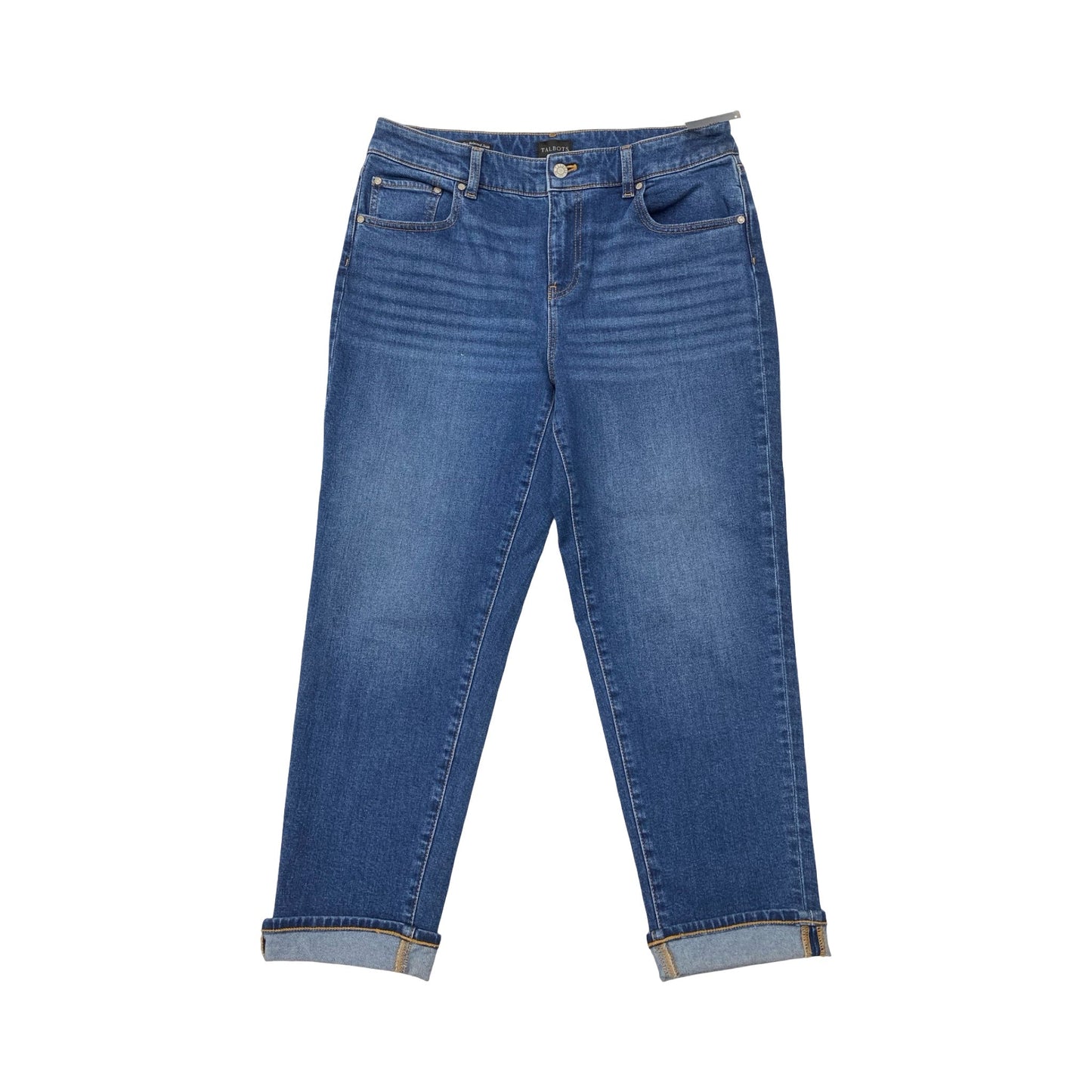 Jeans Boyfriend By Talbots In Blue, Size:10P