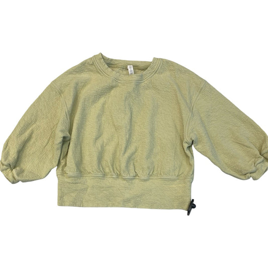 Athletic Top Ss By Lululemon In Green, Size:8