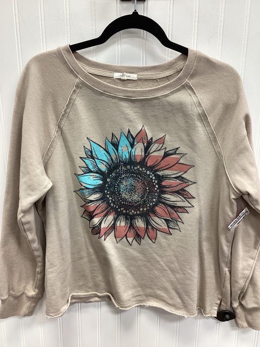 Top Ls By Maurices In Tan, Size:M