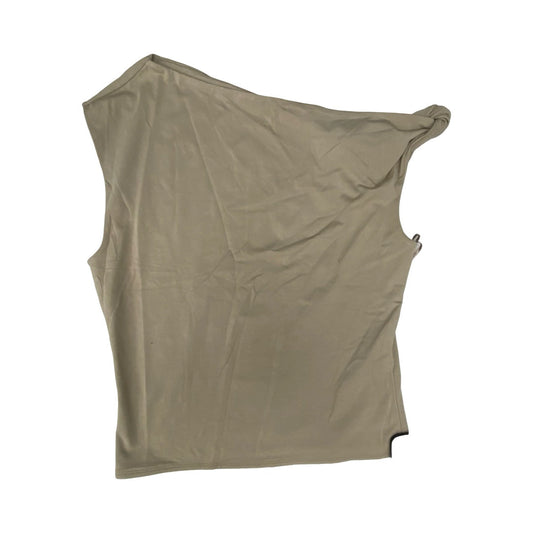Top Sleeveless By Abercrombie And Fitch In Brown, Size:S