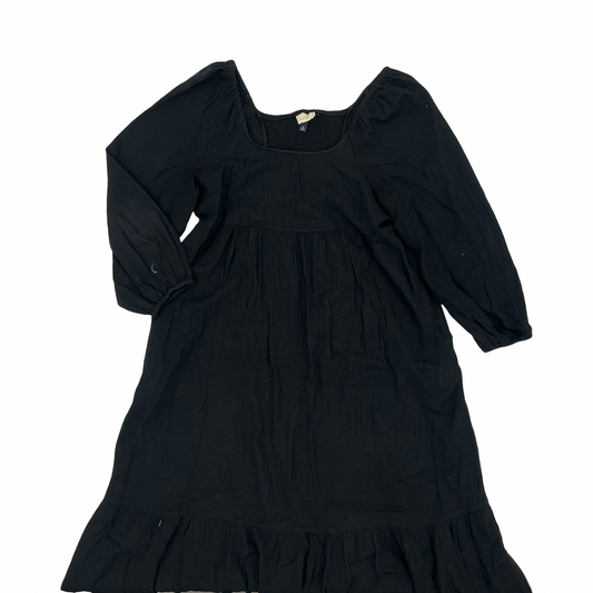 Dress Casual Midi By Universal Thread In Black, Size:Xl