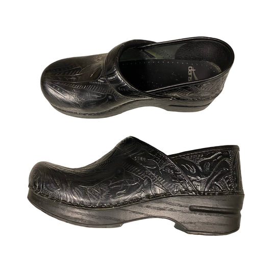Shoes Heels Block By Dansko In Black, Size:7.5