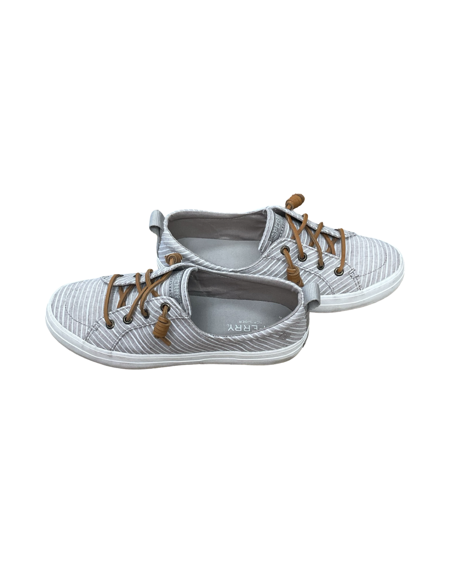 Shoes Sneakers By Sperry In Tan & White, Size:7