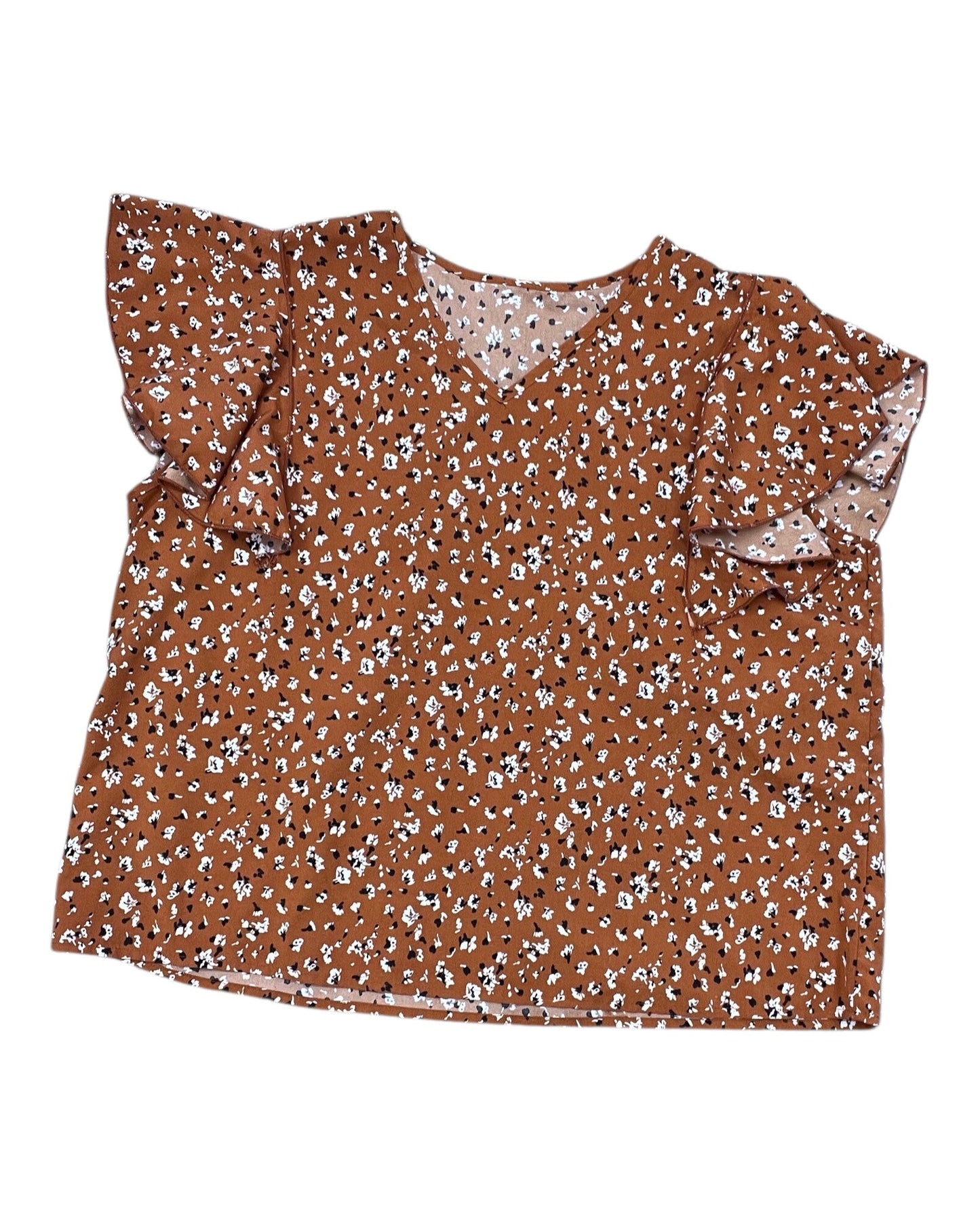 Top Ss By Clothes Mentor In Orange, Size:Xl