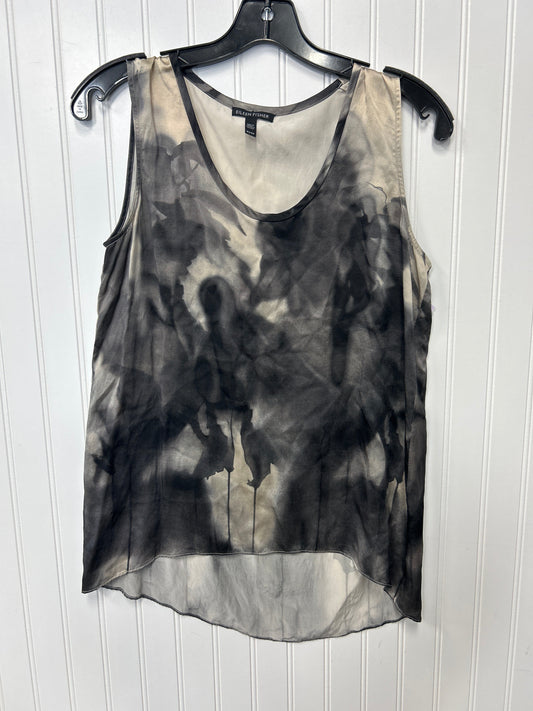 Top Sleeveless By Eileen Fisher In Grey, Size:Xs
