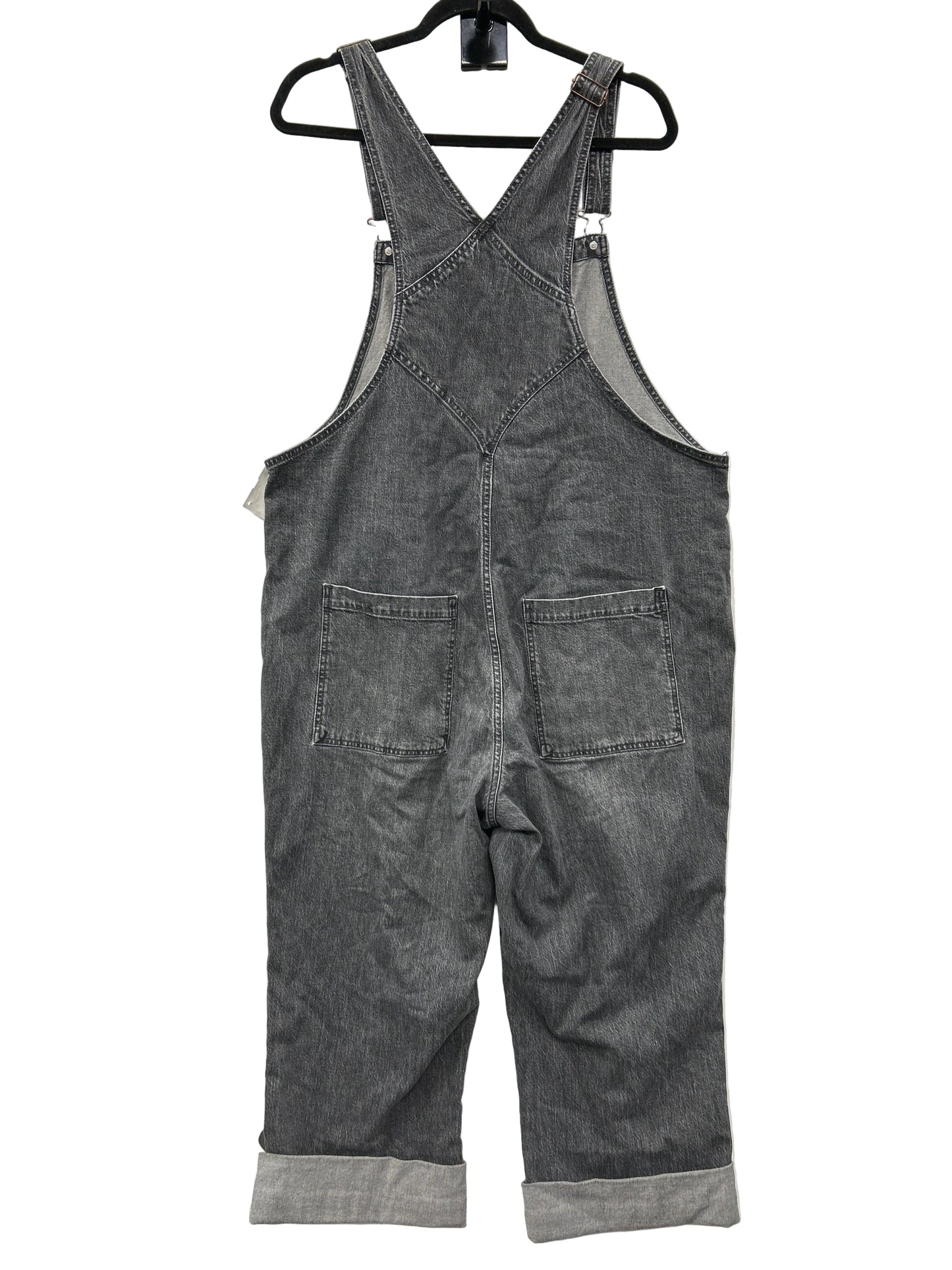 Overalls By Universal Thread In Black Denim, Size:18