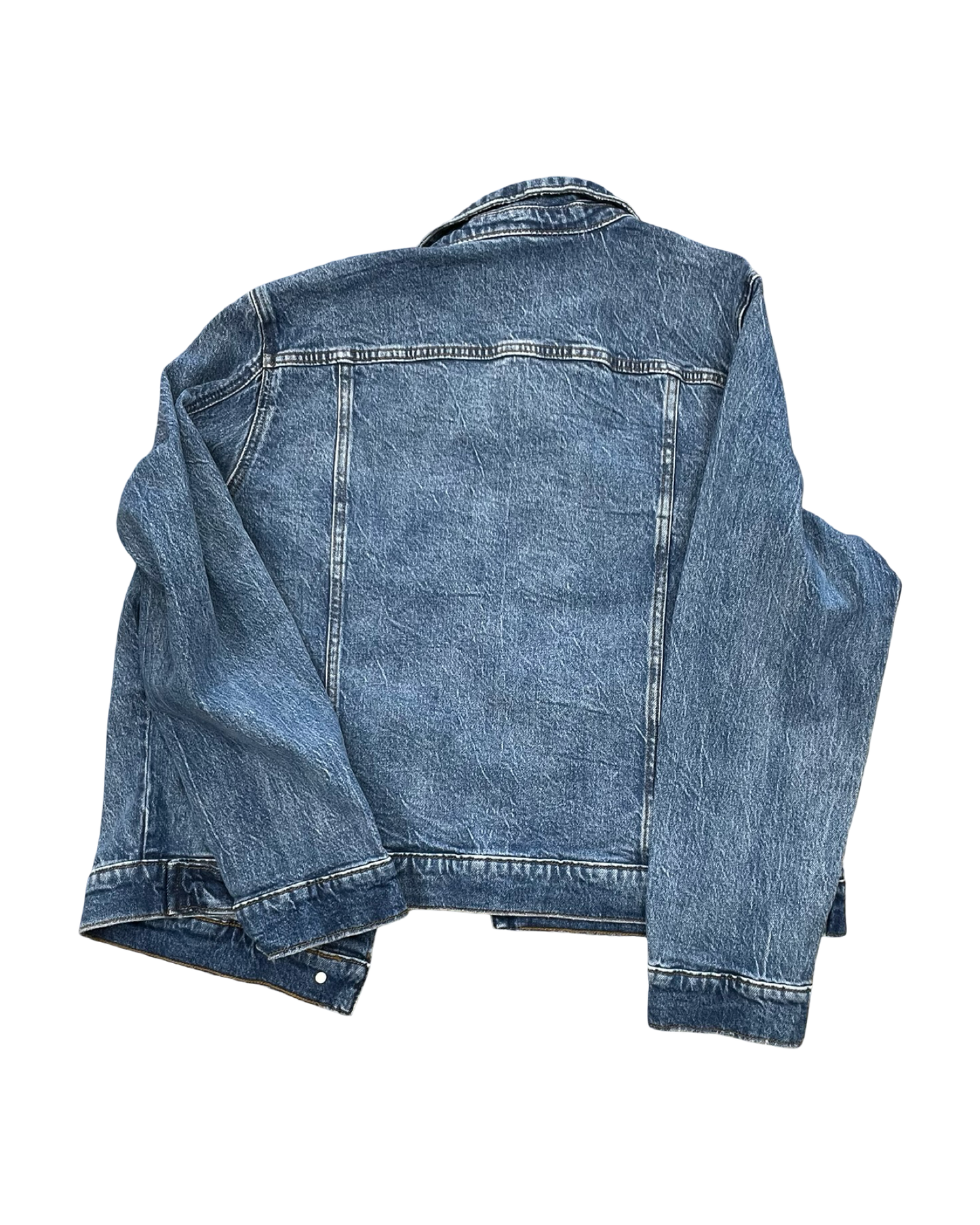 Jacket Denim By Ana In Blue Denim, Size:Xl