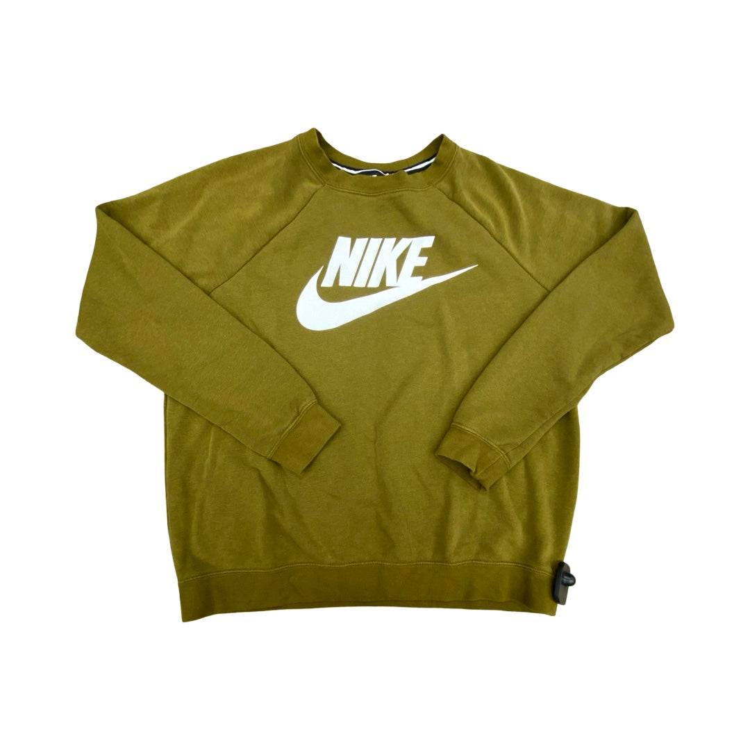 Sweatshirt Crewneck By Nike In Green, Size:M