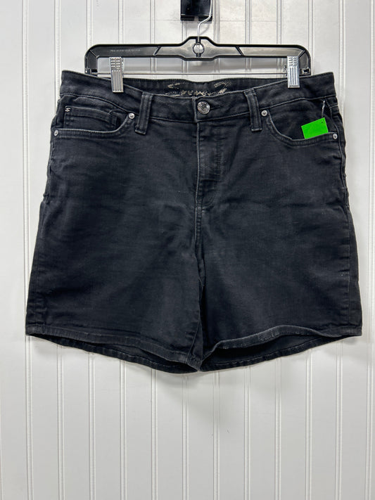 Shorts By Seven 7 In Black Denim, Size:12