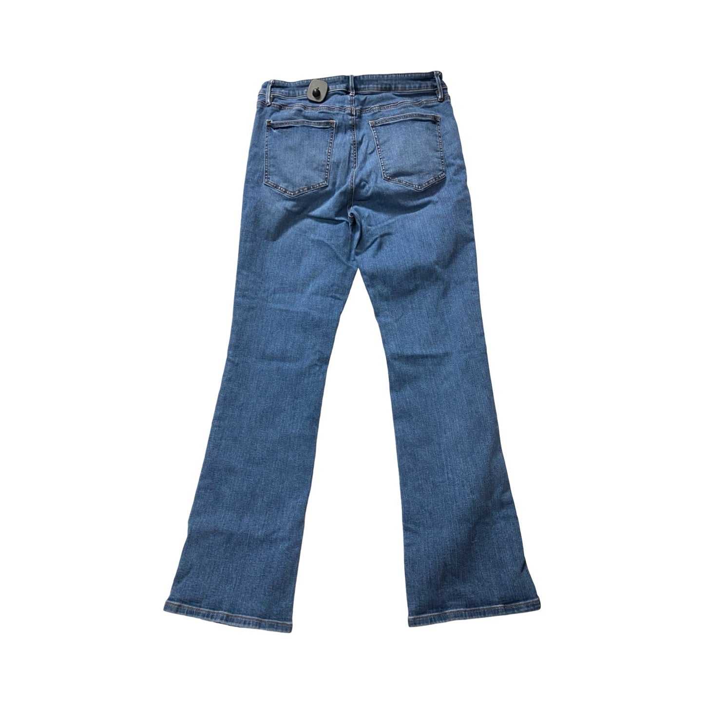 Jeans Straight By Ann Taylor In Blue Denim, Size:12