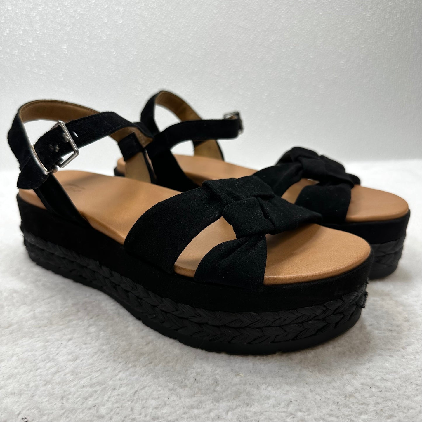 Black Sandals Heels Block Ugg, Size 9