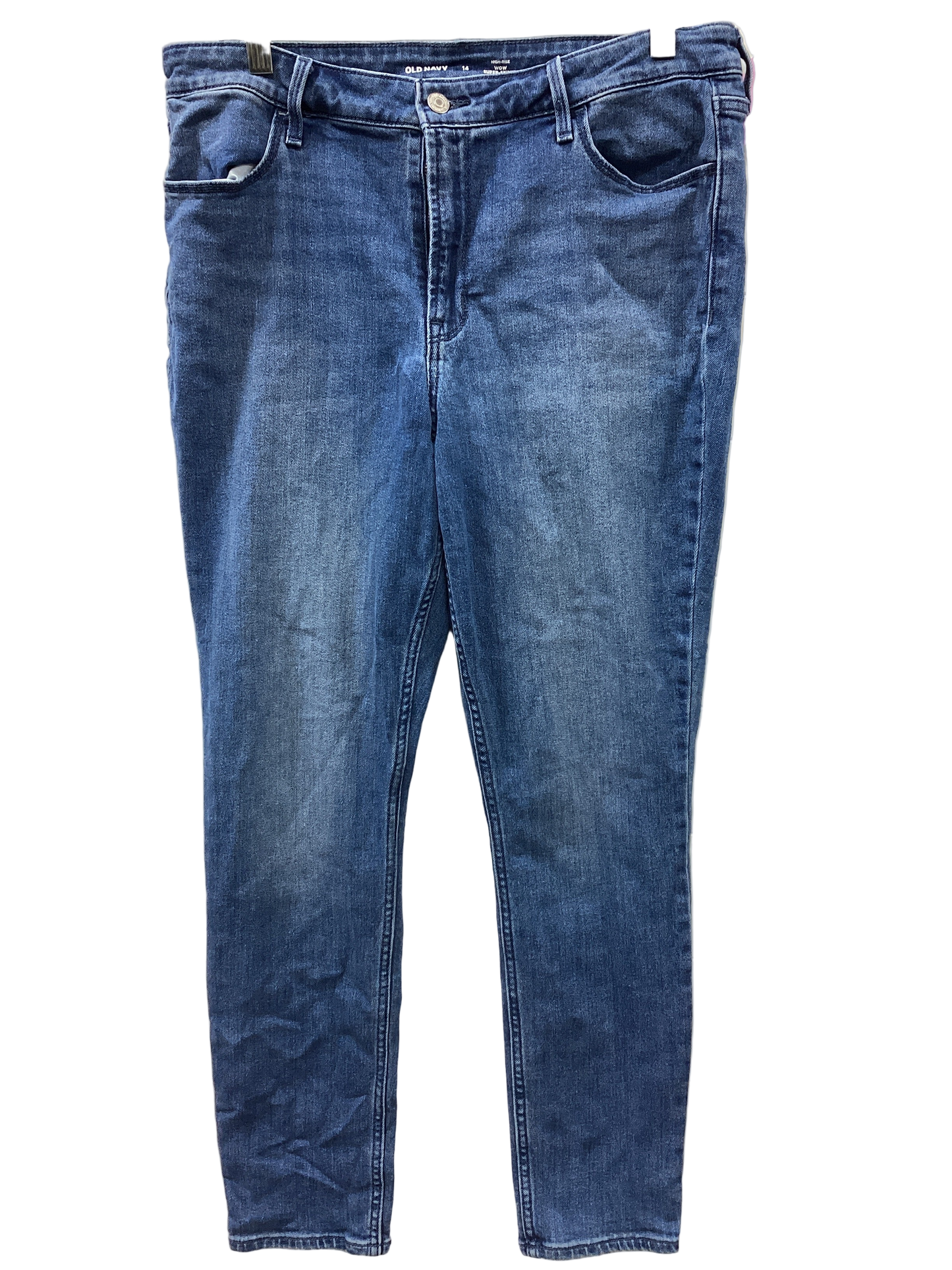 Jeans Skinny By Old Navy In Blue Denim, Size:14