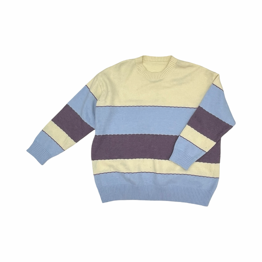 Sweater By Shein In Blue & Purple, Size:3X