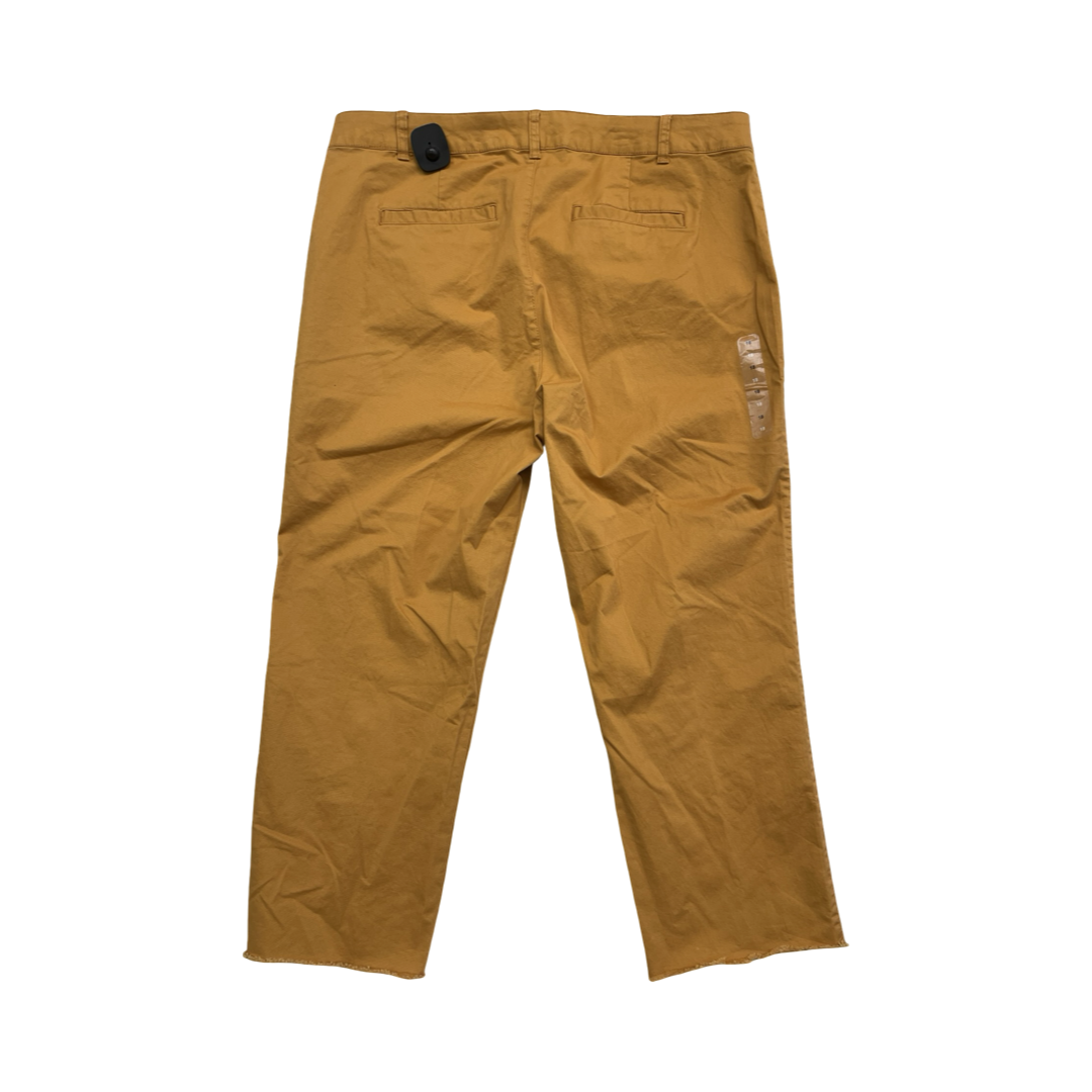 Pants Chinos & Khakis By Gap In Yellow, Size:18