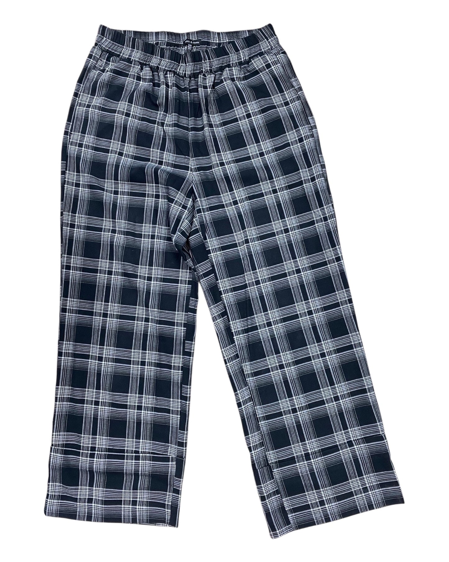Pants Lounge By Clothes Mentor In Black & White, Size:10