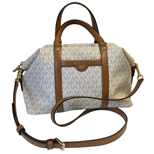 Handbag Designer By Michael Kors In Cream, Size:Medium