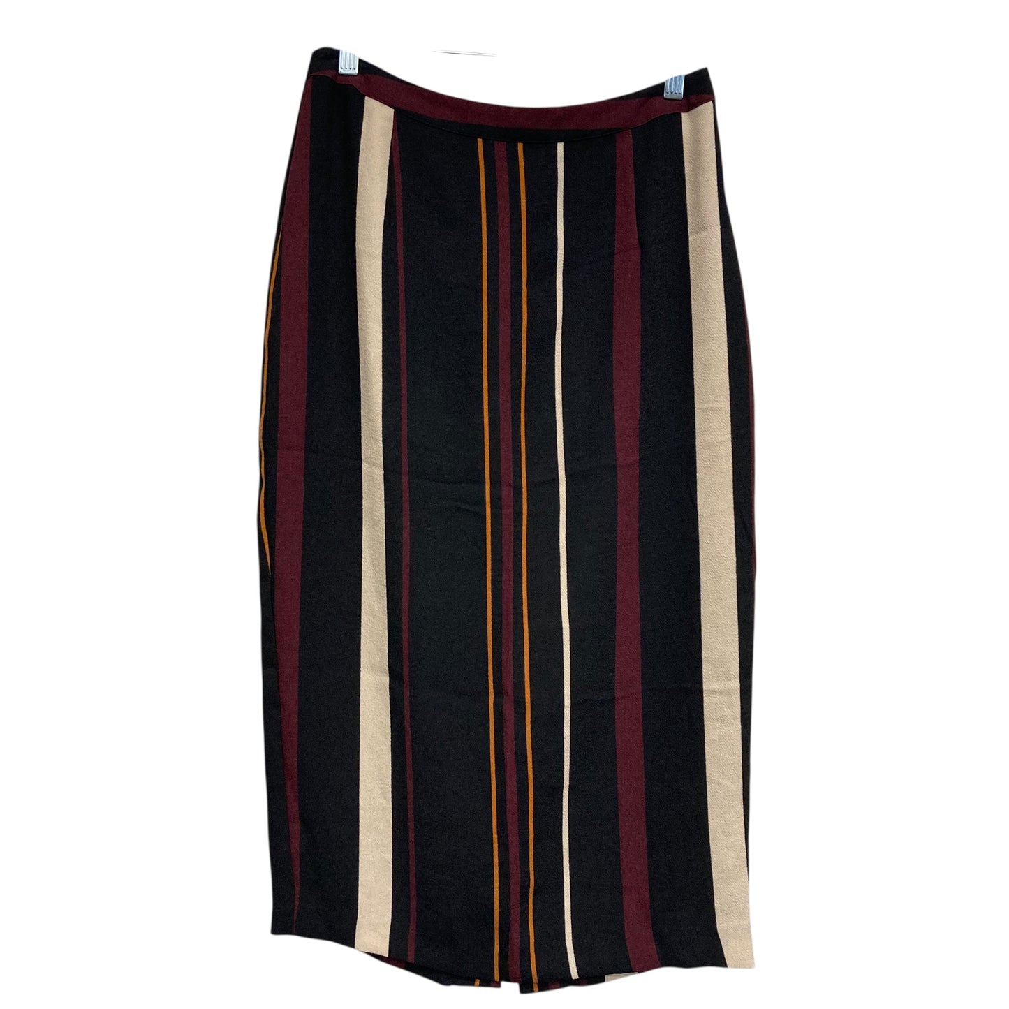 Skirt Midi By Who What Wear In Striped Pattern, Size:8